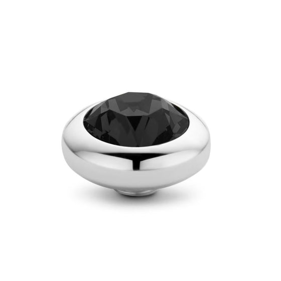 Melano Jewelry - Wechselstein Basic CZ Vivid 5mm - Transparent Black - Beautiful Joy