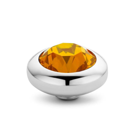 Melano Jewelry - Wechselstein Basic CZ Vivid 7mm - Orange - Beautiful Joy