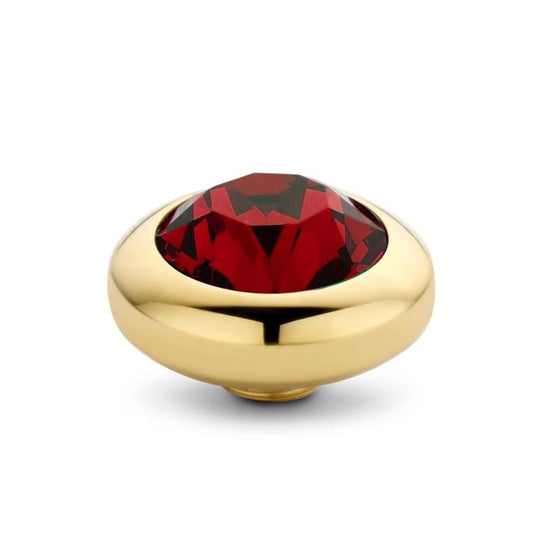 Melano Jewelry - Wechselstein Basic CZ Vivid 7mm - Ruby Red - Beautiful Joy