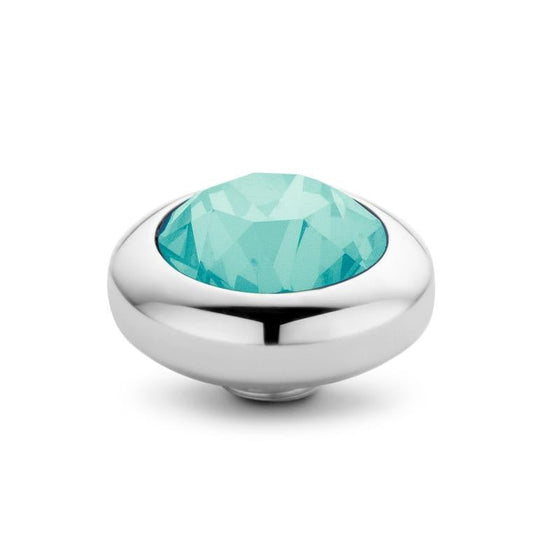 Melano Jewelry - Wechselstein Basic CZ Vivid 7mm - Turquoise - Beautiful Joy