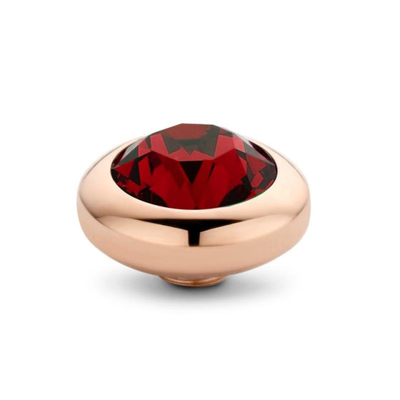 Melano Jewelry - Wechselstein Basic CZ Vivid 7mm - Ruby Red - Beautiful Joy