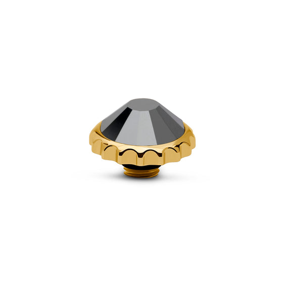 Melano Jewelry - Wechselstein Cap - Gold - Beautiful Joy