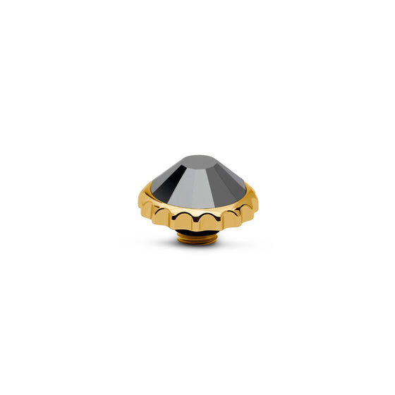 Melano Jewelry - Wechselstein Cap - Gold - Beautiful Joy