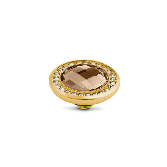Melano Jewelry - Wechselstein Crystal CZ - Gold - Beautiful Joy