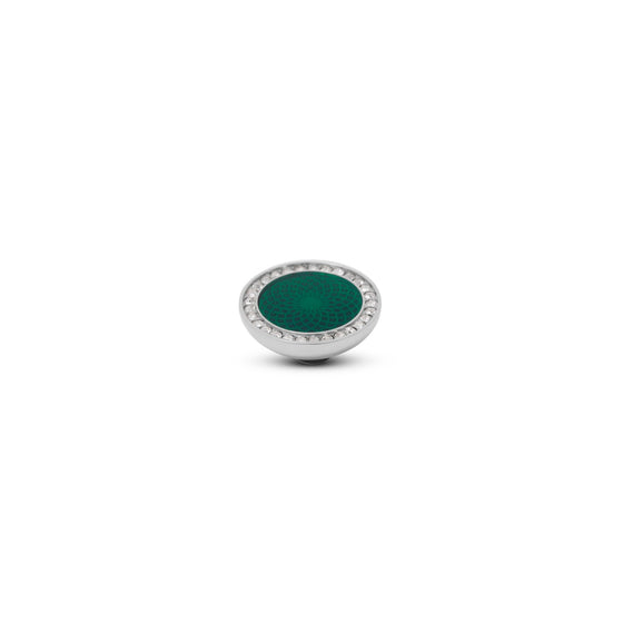 Melano Jewelry - Wechselstein Engraved Resin cz - Green Crystal - Beautiful Joy