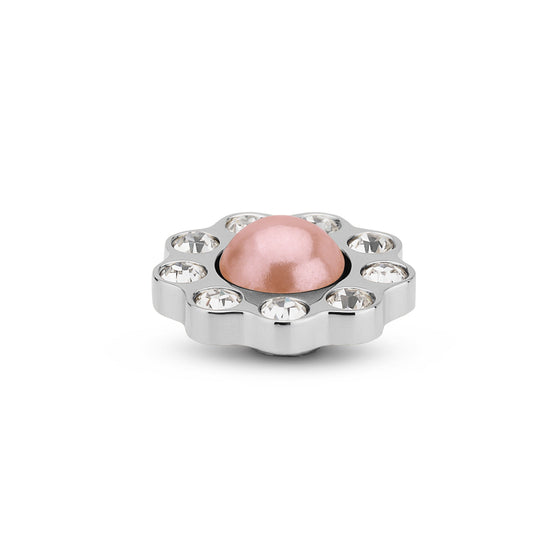 Melano Jewelry - Wechselstein Floral Pearl - Silber - Beautiful Joy