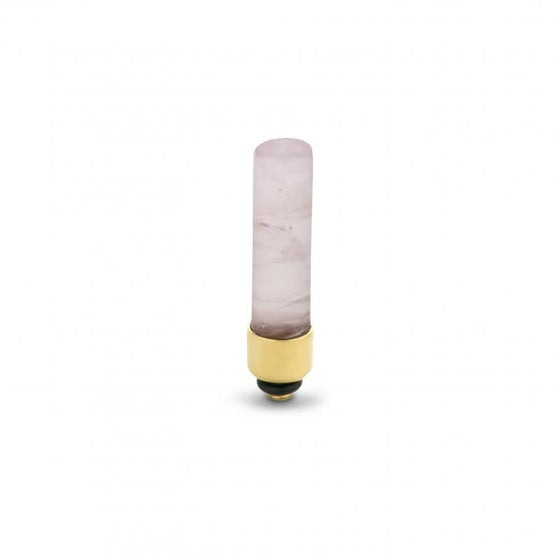 Melano Jewelry - Wechselstein Gem Cylinder - Rose Quartz - Beautiful Joy
