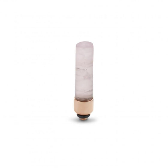 Melano Jewelry - Wechselstein Gem Cylinder - Rose Quartz - Beautiful Joy
