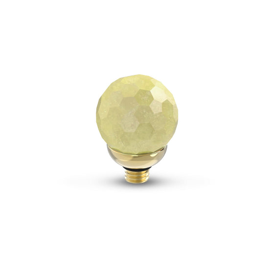 Melano Jewelry - Wechselstein Gem Facet Ball - Gold - Beautiful Joy