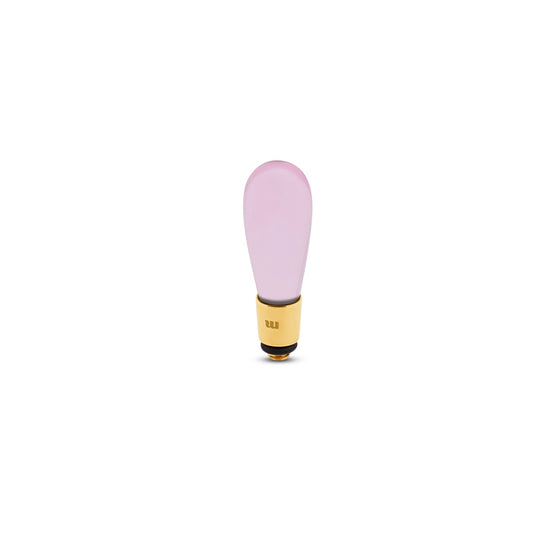 Melano Jewelry - Wechselstein Glass Drop - Milk Pink - Beautiful Joy