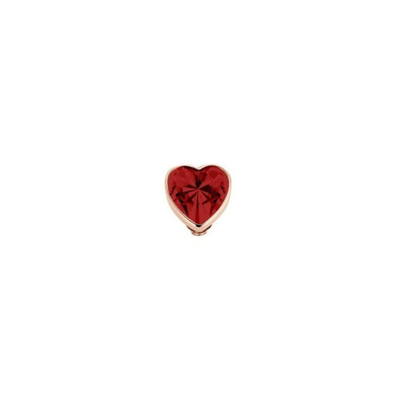Melano Jewelry - Wechselstein Heart - Siam - Beautiful Joy