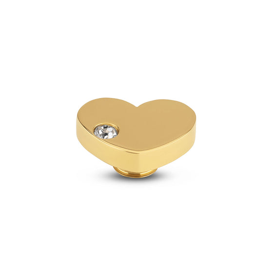 Melano Jewelry - Wechselstein Heart CZ - Gold - Beautiful Joy