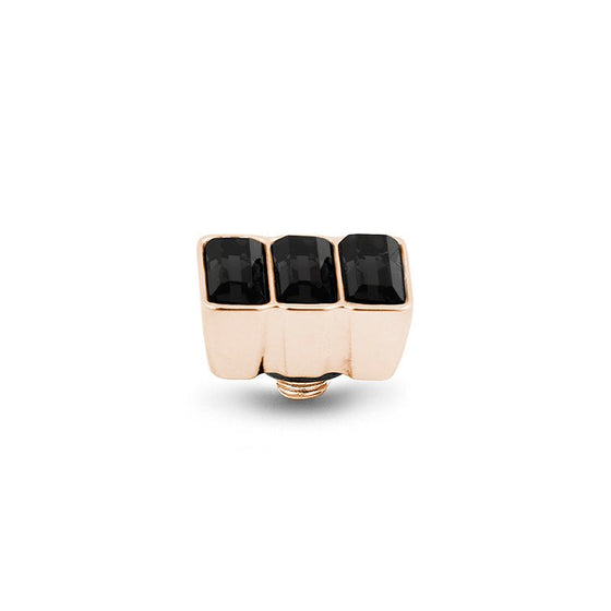 Melano Jewelry - Wechselstein Multi Baguette - Jet black - Beautiful Joy