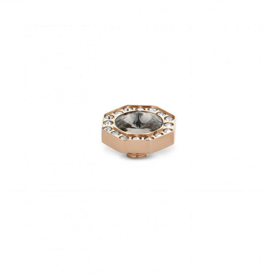 Melano Jewelry - Wechselstein Octagon - Black Diamond - Beautiful Joy