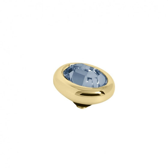 Melano Jewelry - Wechselstein Oval - Denim Blue - Beautiful Joy