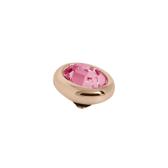 Melano Jewelry - Wechselstein Oval - Rose - Beautiful Joy