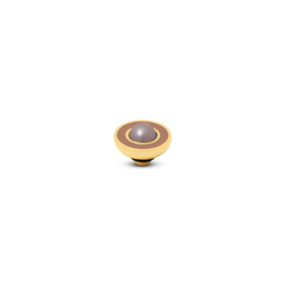 Melano Jewelry - Wechselstein Resin Pearl - Hazelnut Bronze - Beautiful Joy