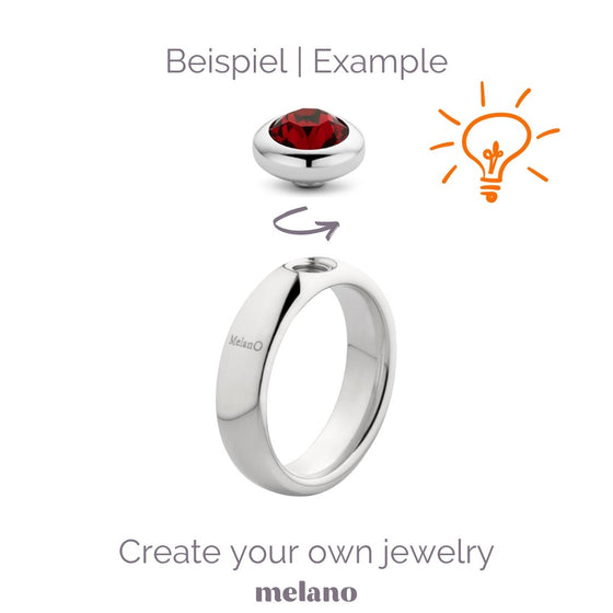 Melano Jewelry - Wechselstein Shimmer Vivid - Red - Beautiful Joy