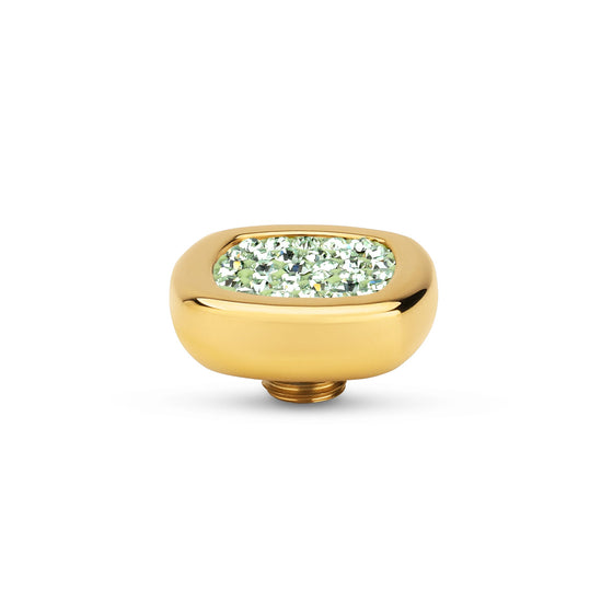 Melano Jewelry - Wechselstein Shiny Square - Gold - Beautiful Joy