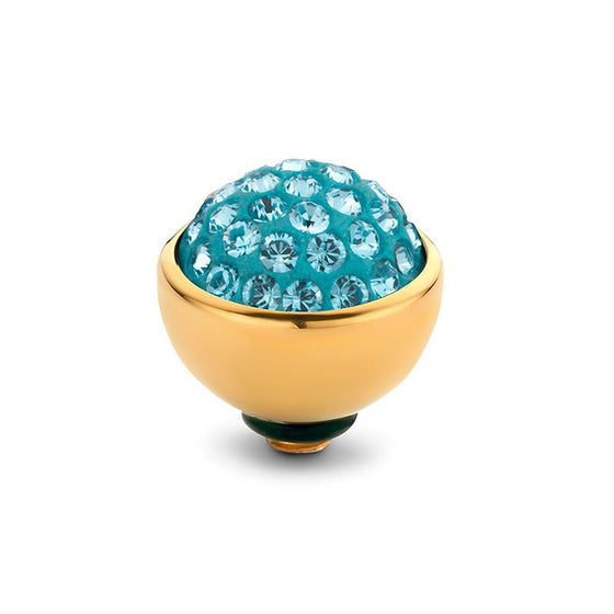 Melano Jewelry - Wechselstein Shiny Twisted - Aquamarine - Beautiful Joy