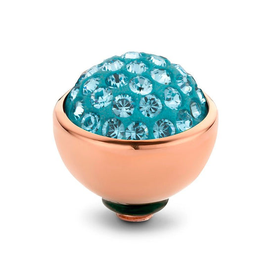 Melano Jewelry - Wechselstein Shiny Twisted - Aquamarine - Beautiful Joy